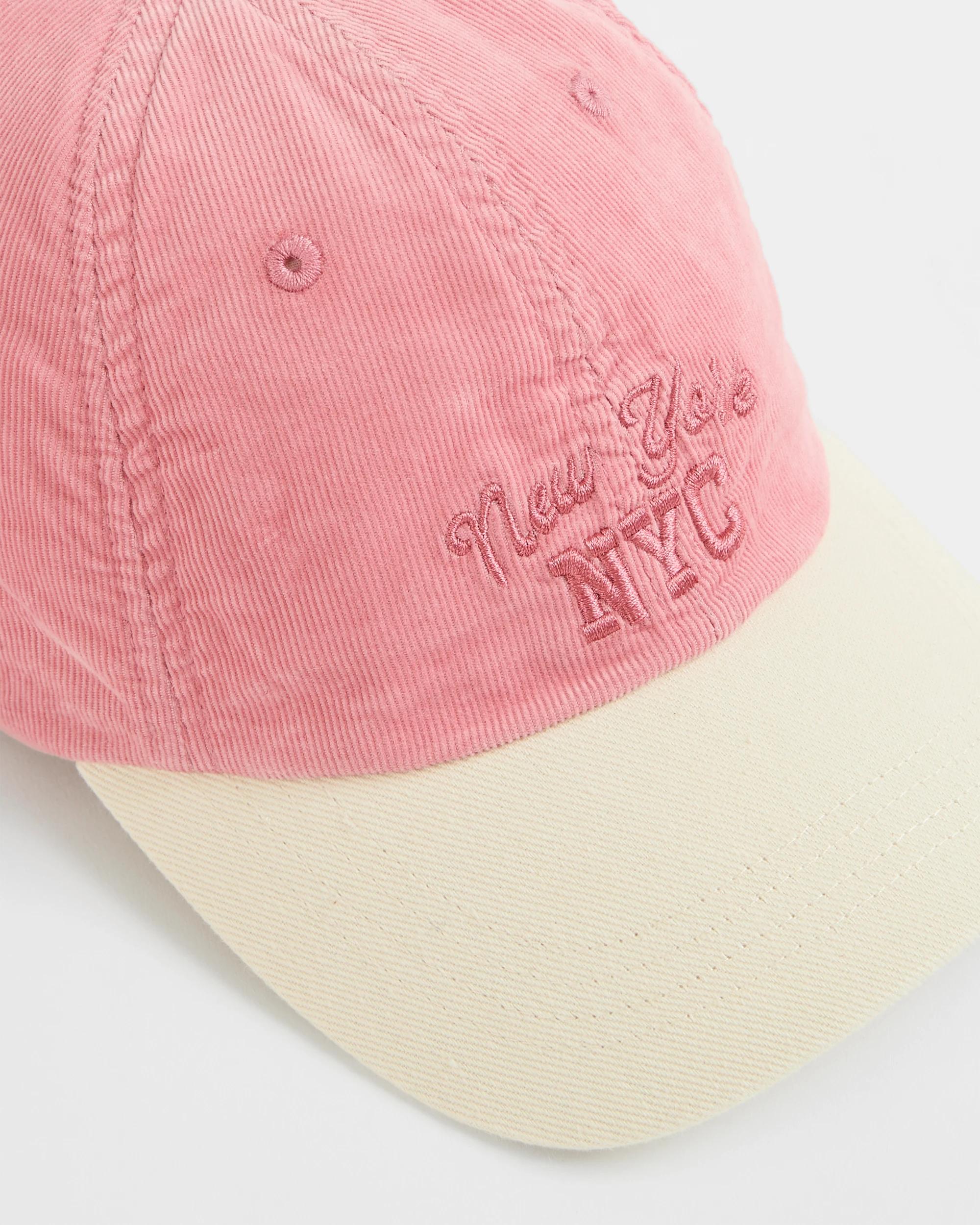 2 Target Kids Fine Cord Embroidered Cap PINK, 2 of 3