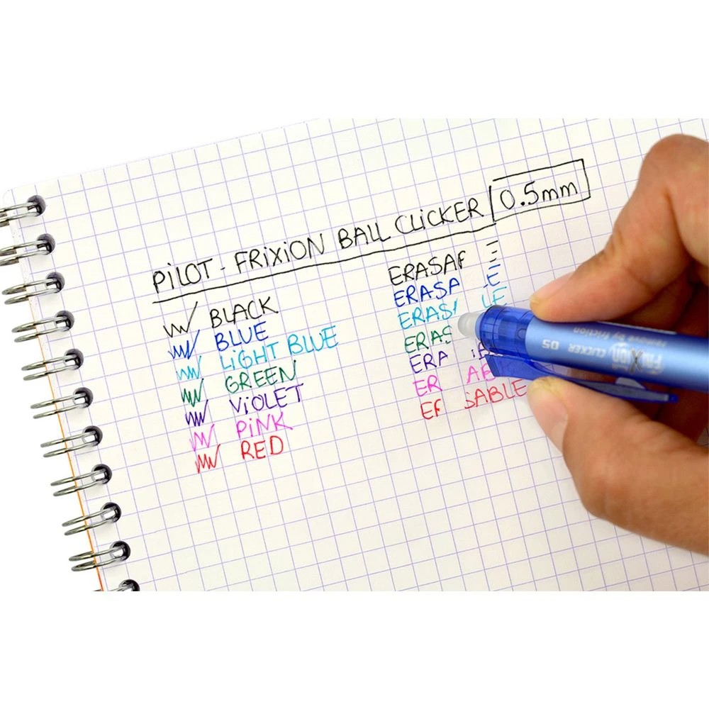 8 PILOT FriXion Clicker Erasable Gel Pen 0.5mm Blue 4Pk, 8 of 9