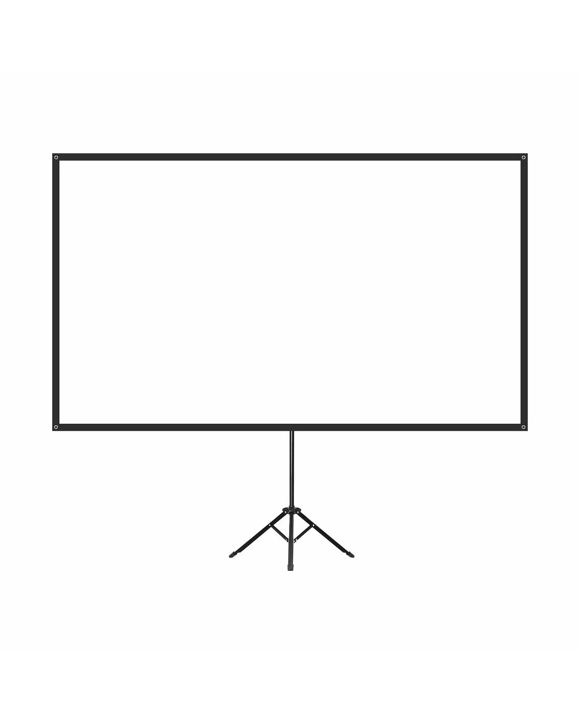 AUSWAY Projector Screen 4K 80-inch Tripod Stand Home Theatre