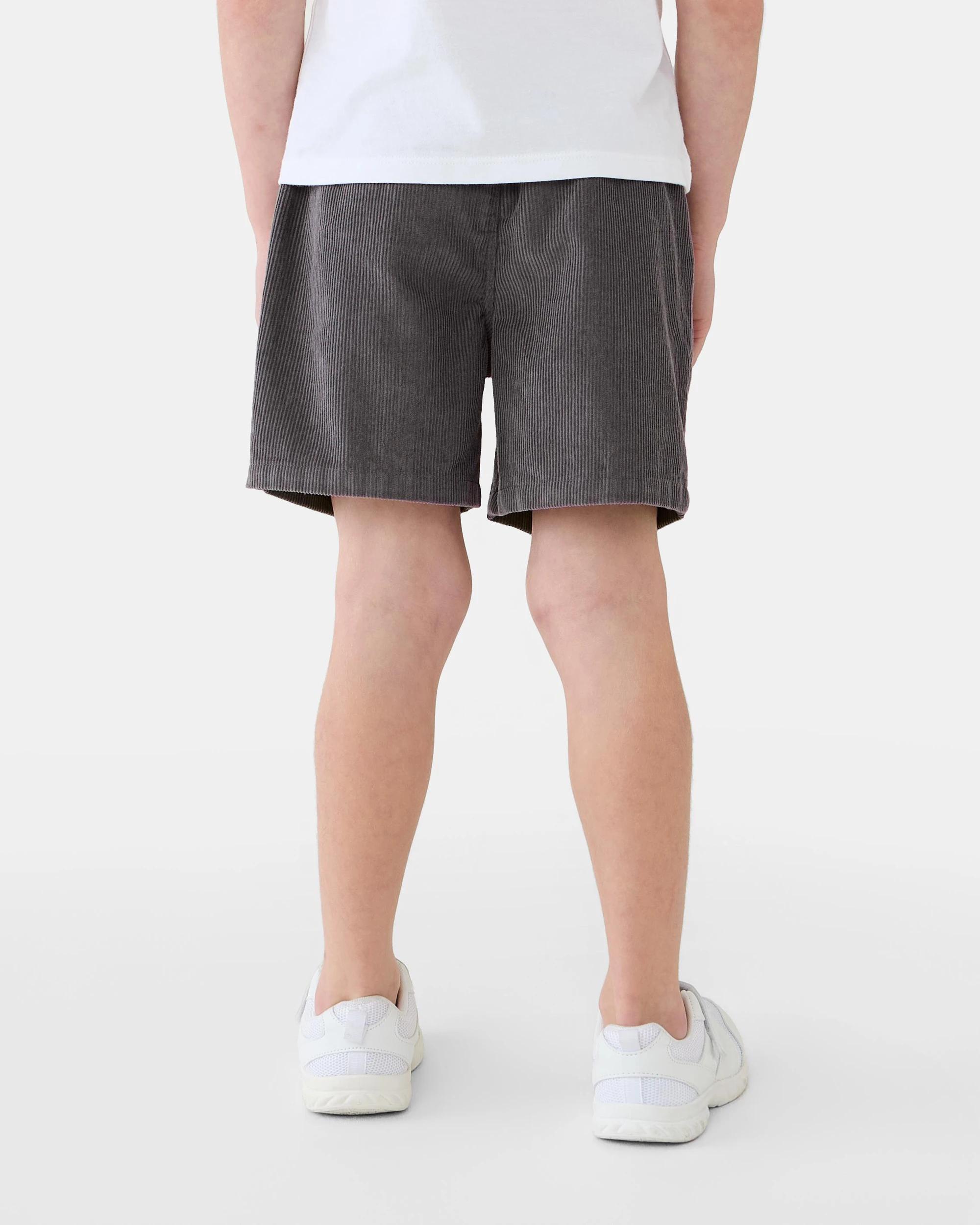 2 Corduroy Shorts Gry Castle, 2 of 6