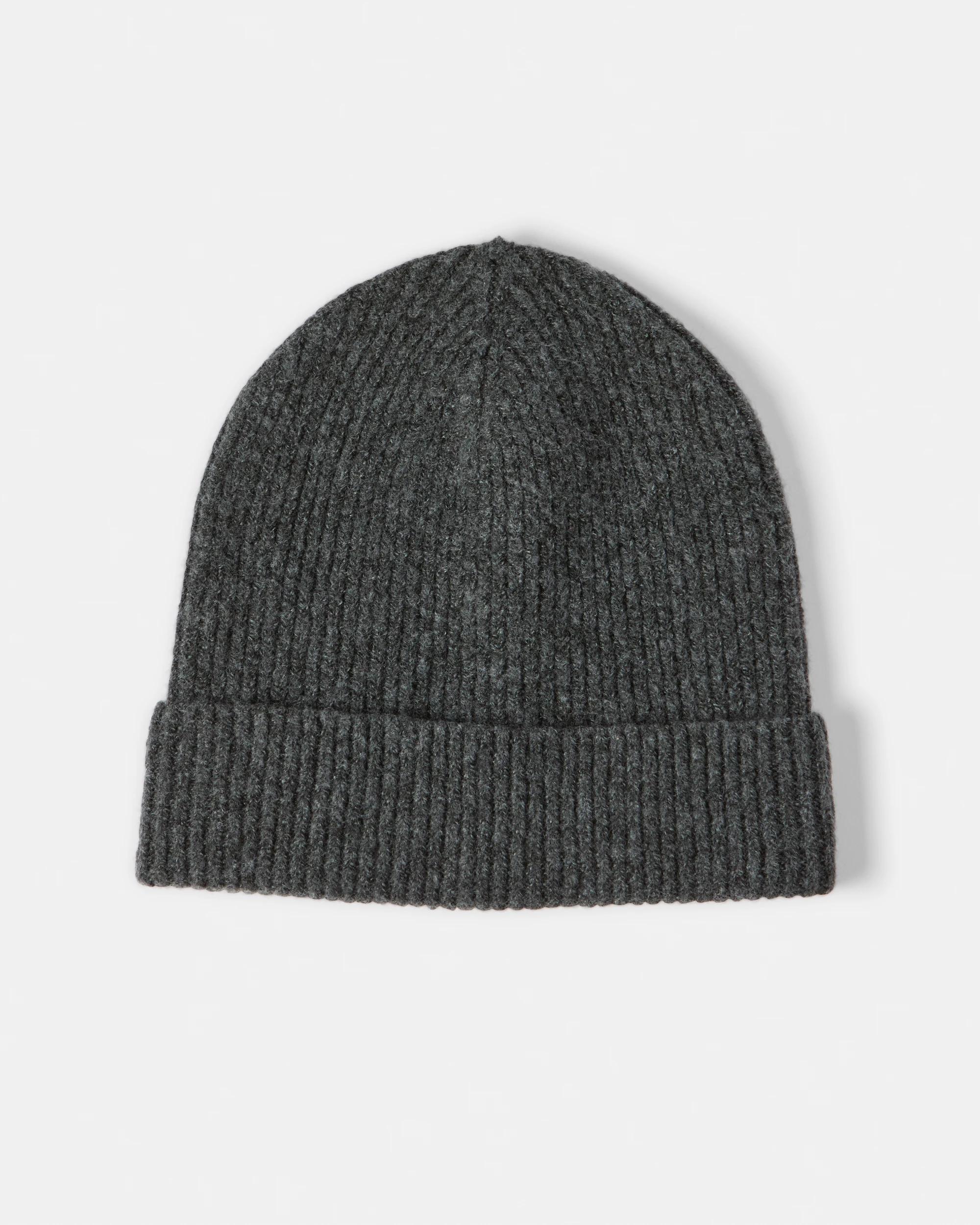 1 Fine Knit Beanie Gry Chmrle, 1 of 3