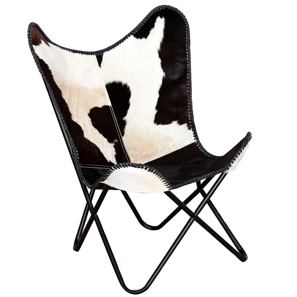 5 vidaXL butterfly chair Foldable - Black, 5 of 9