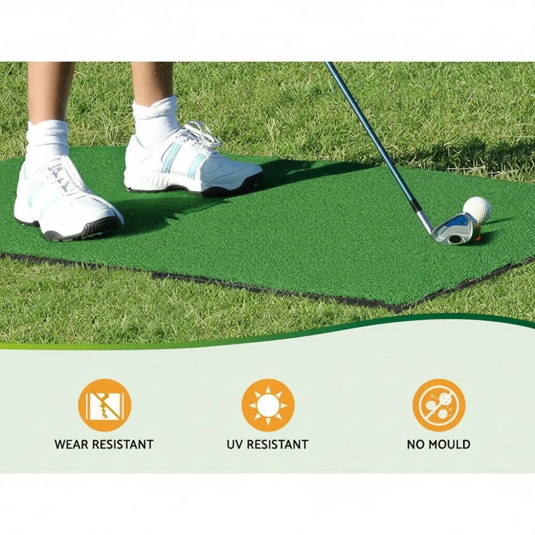 6 Everfit 3.5m Golf Practice Net with Driving Mat Training Aid Target Hitting - Multi, 6 of 6