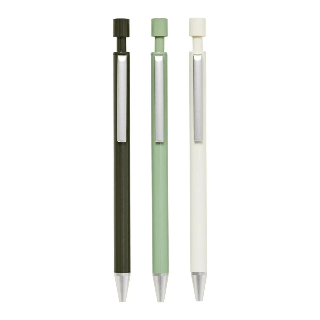 1 Otto On The Go Ballpoint Pen Green 3 Pack, 1 of 4