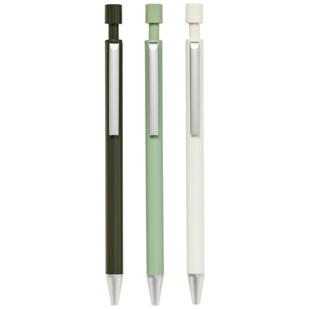 1 Otto On The Go Ballpoint Pen Green 3 Pack, 1 of 4