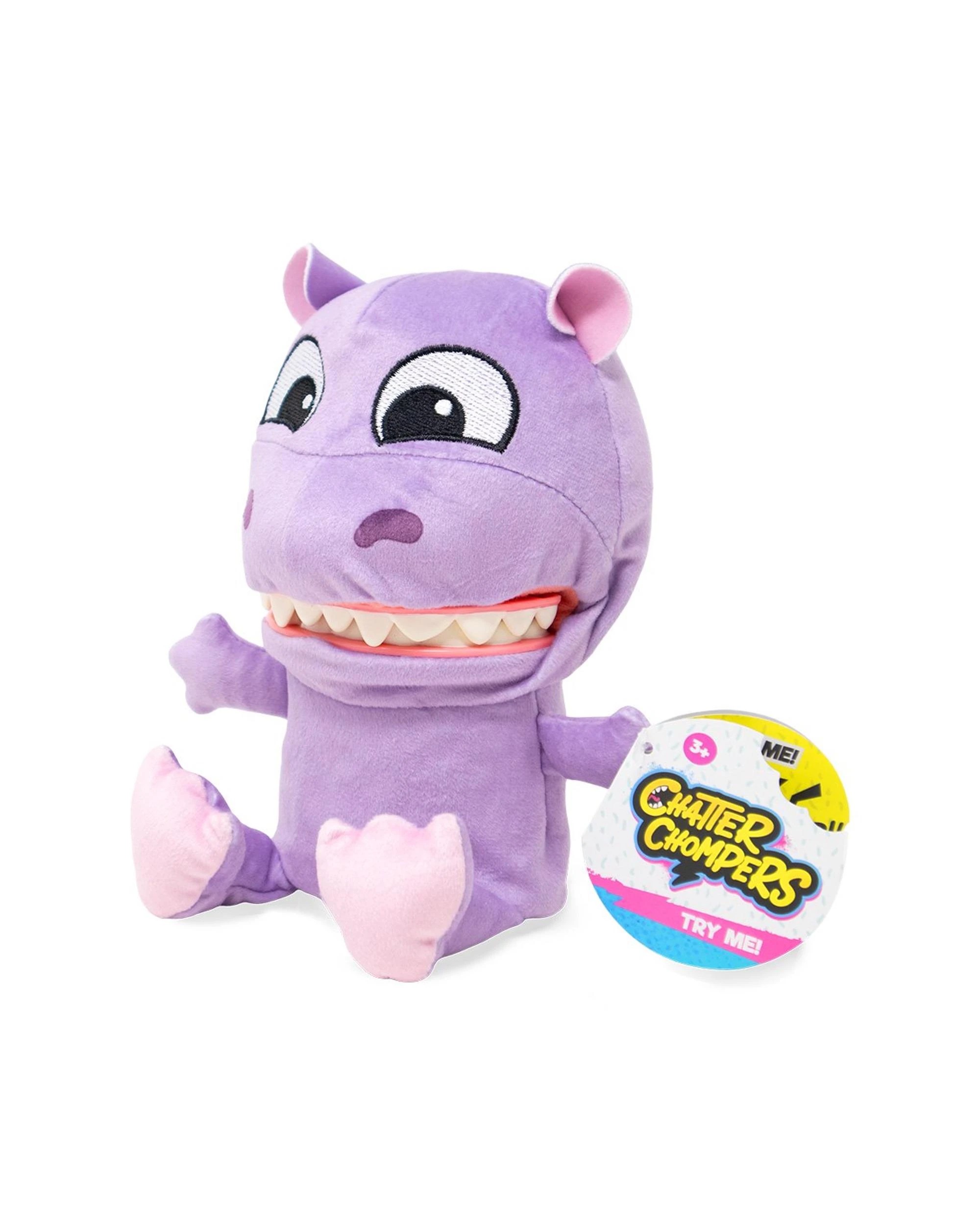 2 Chatter Chompers Hippo Interactive Plush, 2 of 4