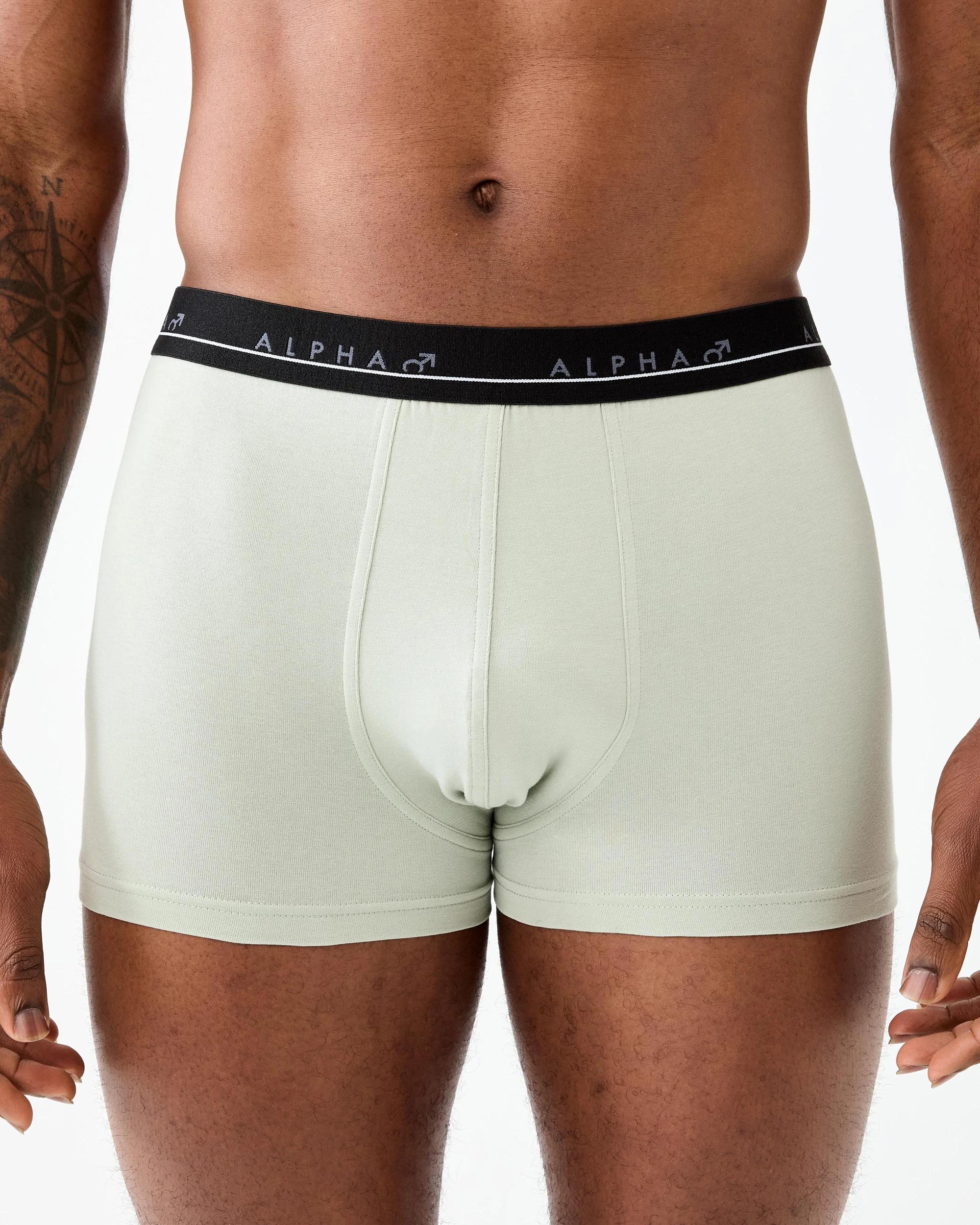 6 5 Pack Plain Trunks Greens, 6 of 10