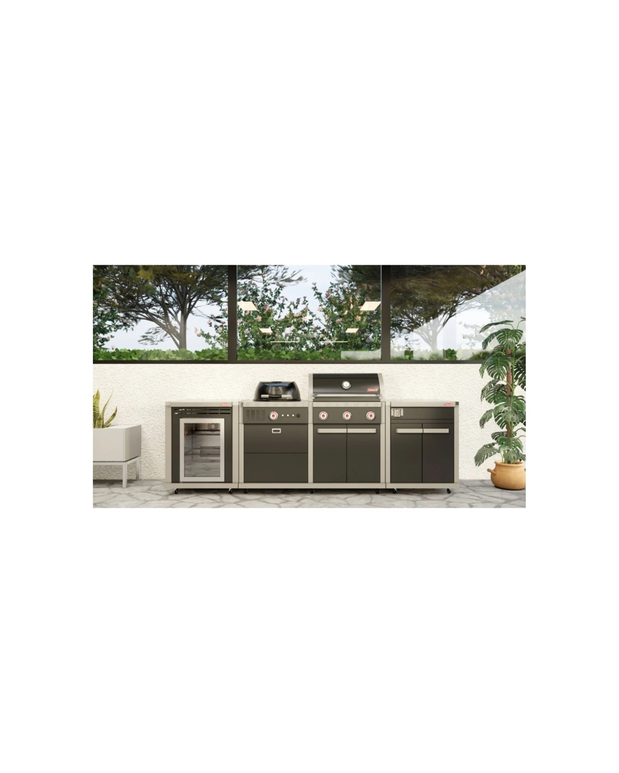 5 Coleman Revolution Dual Fuel Kitchen Withstorage No Drawer/Fridge Module Gloss - Black, 5 of 6