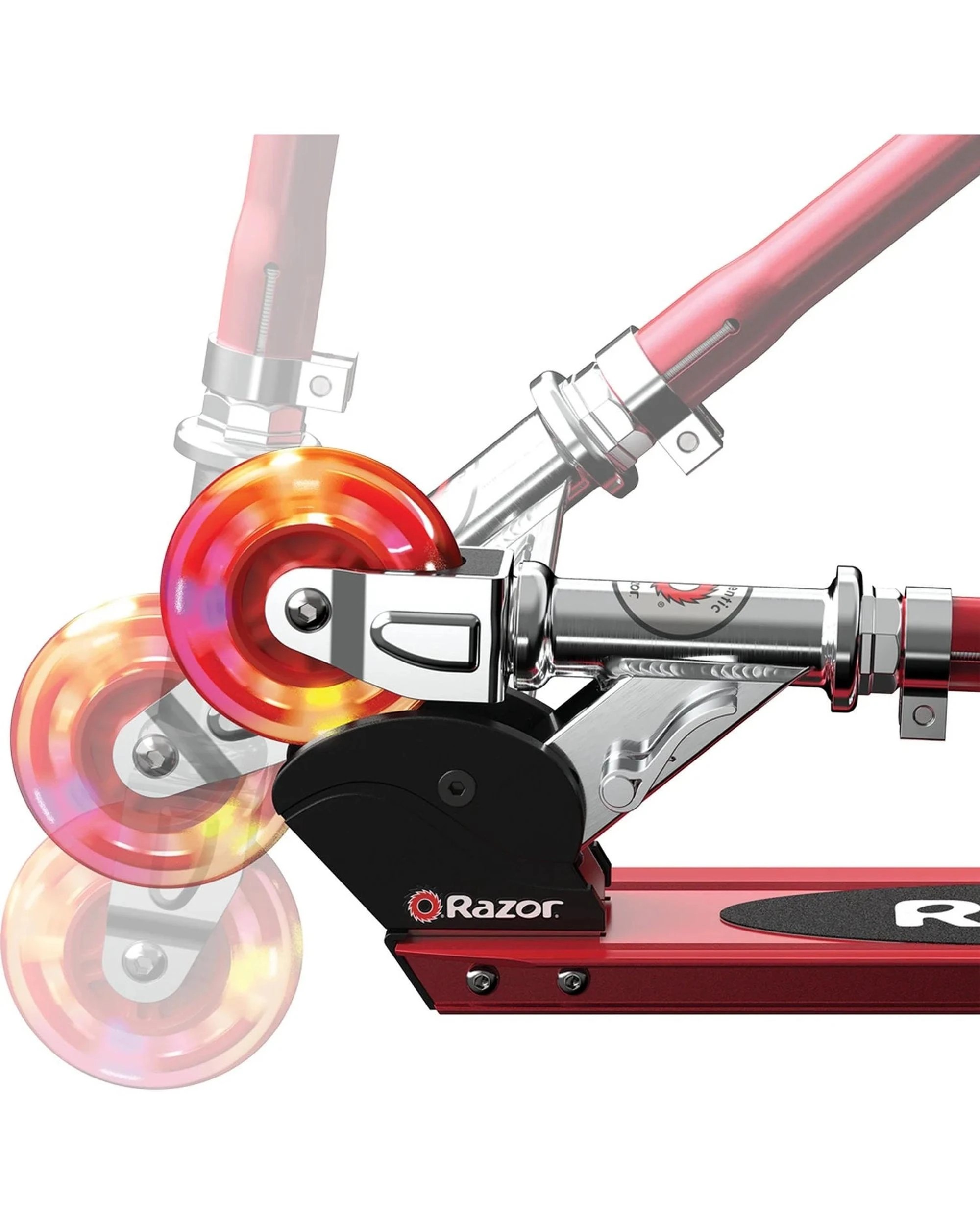 5 Razor S Scooter Red Light Up Wheels - Red, 5 of 5