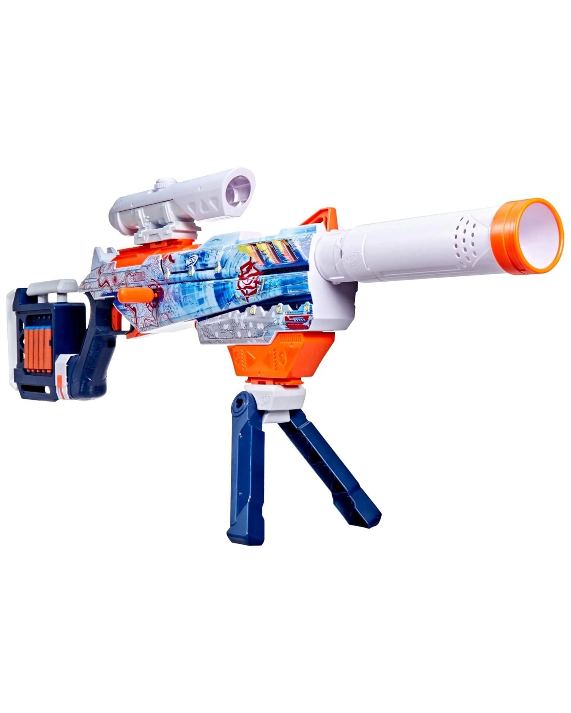 3 NERF Loadout Arctic Zerostriker Dart Blaster, 3 of 7