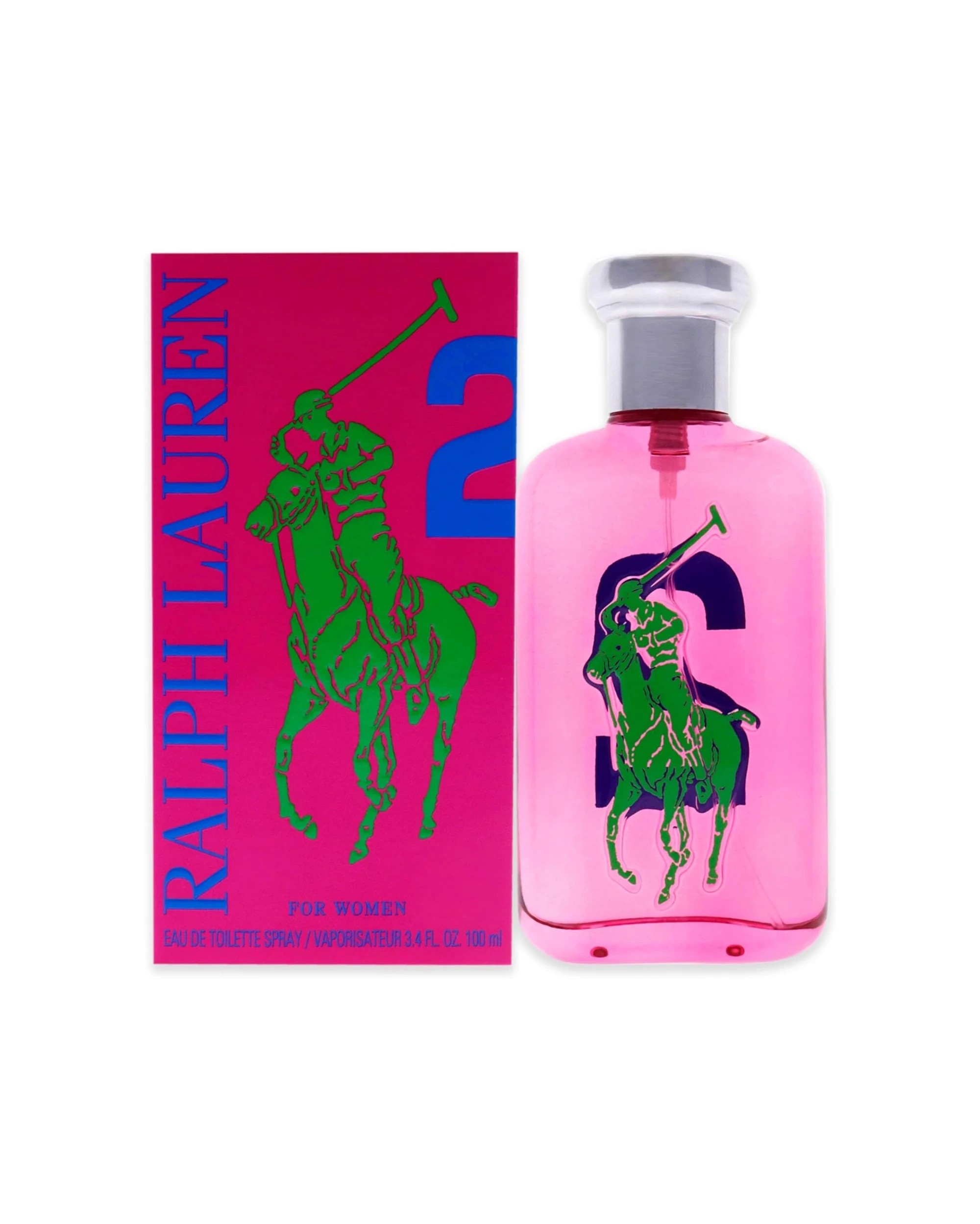 1 Polo Ralph Lauren Big Pony Pink Eau De Toilette Spray 100ml - Pink, 1 of 4