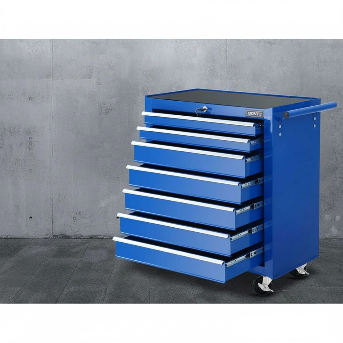 3 Giantz 17 Drawer Tool Box Cabinet Chest Trolley Toolbox Garage Storage Box - Blue, 3 of 4