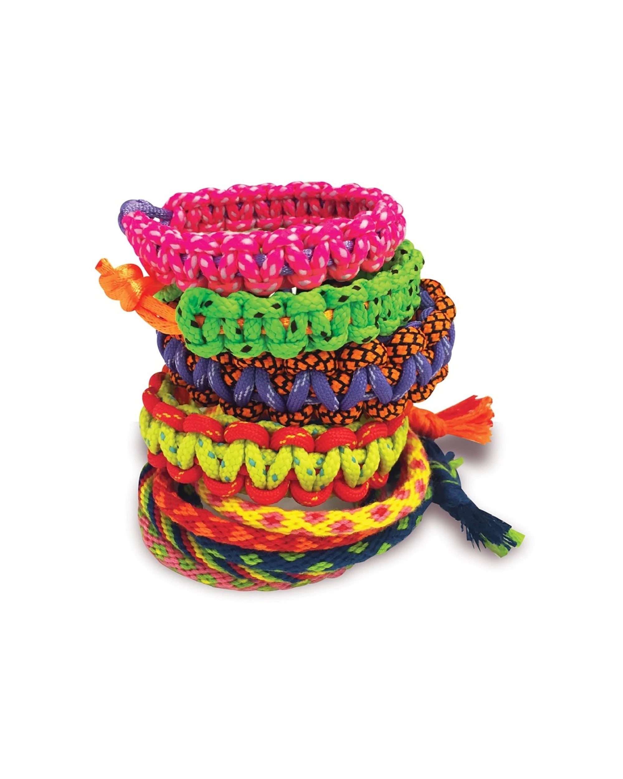 3 4M KidzMaker Make Your Own DIY Friendship Bracelets Kids Art Craft Activity - Multi, 3 of 3