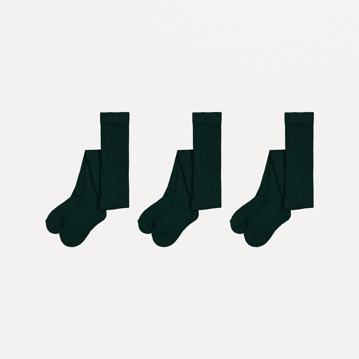 1 3 Pack School Cotton Rich Tights Sycamore, 1 of 3