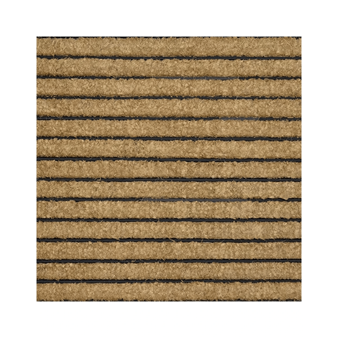 2 Solemate Rubber Coir Ribbed Large 120x76cm Functional Outdoor Front Doormat
 - Brown, 2 of 3