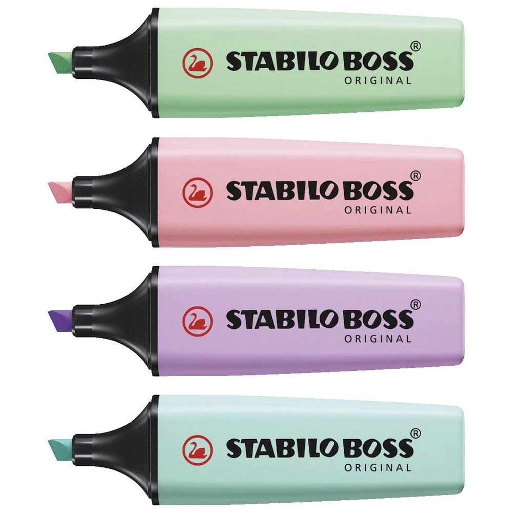 2 Stabilo Boss Highlighter Pastel 4 Pack, 2 of 3
