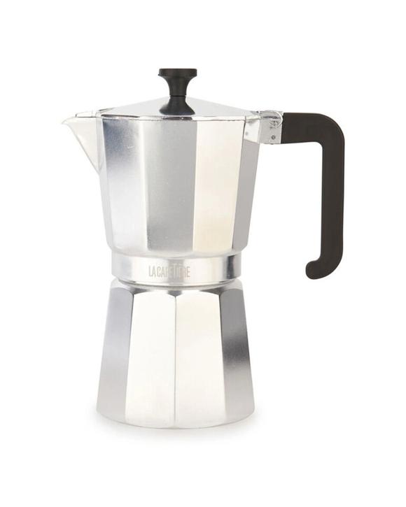 La Cafetiere Venice 9-Cup 470ml Espresso Maker Aluminum Coffee Pot - Silver