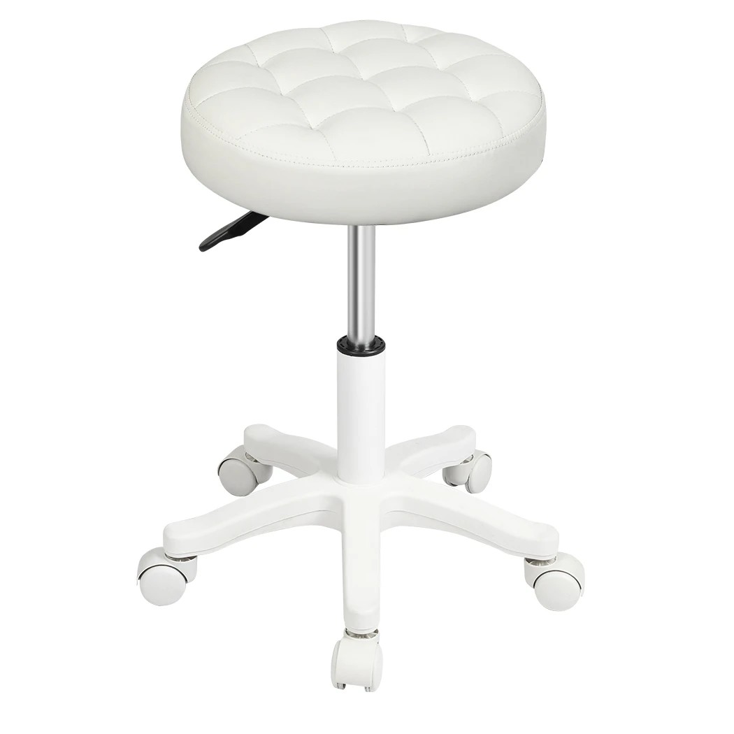 1 Levede PU Leather Salon Bar Stools in Beige Colour, 1 of 6