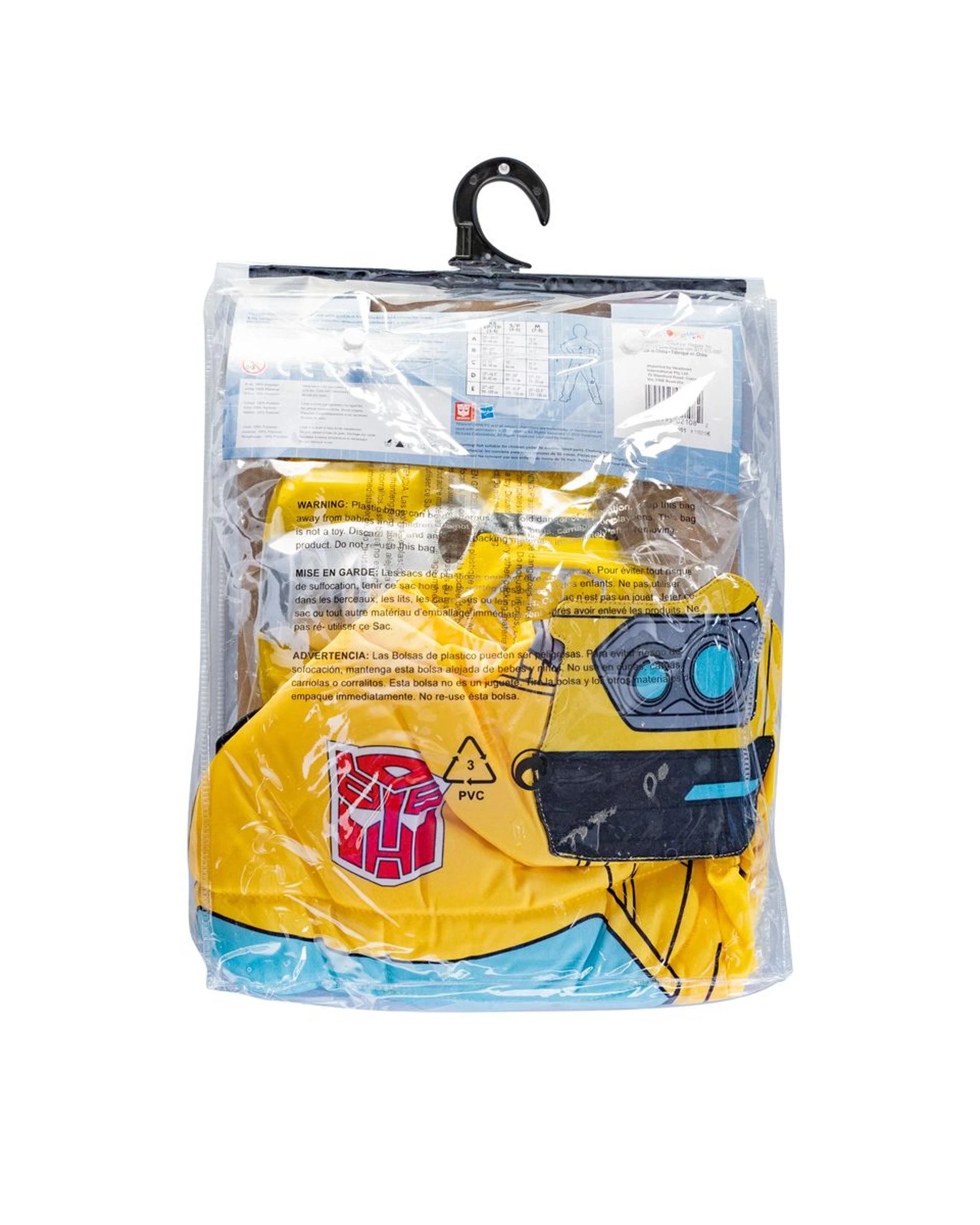 2 Transformers Bumblebee Fancy Dress Costume Medium 7-8, 2 of 4