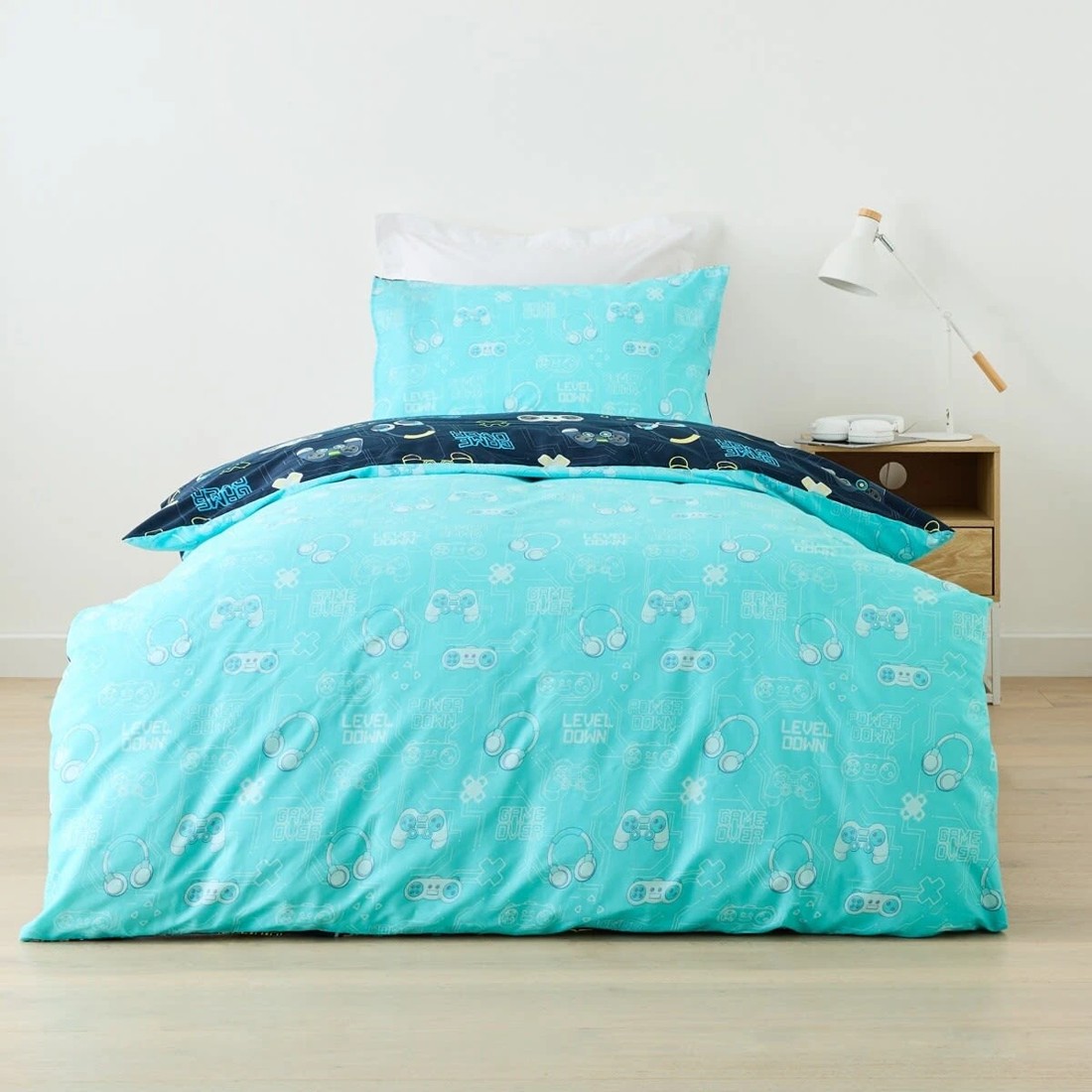 3 Gaming Cotton Rich Reversible Quilt Cover Set - Single Bed, 3 of 7