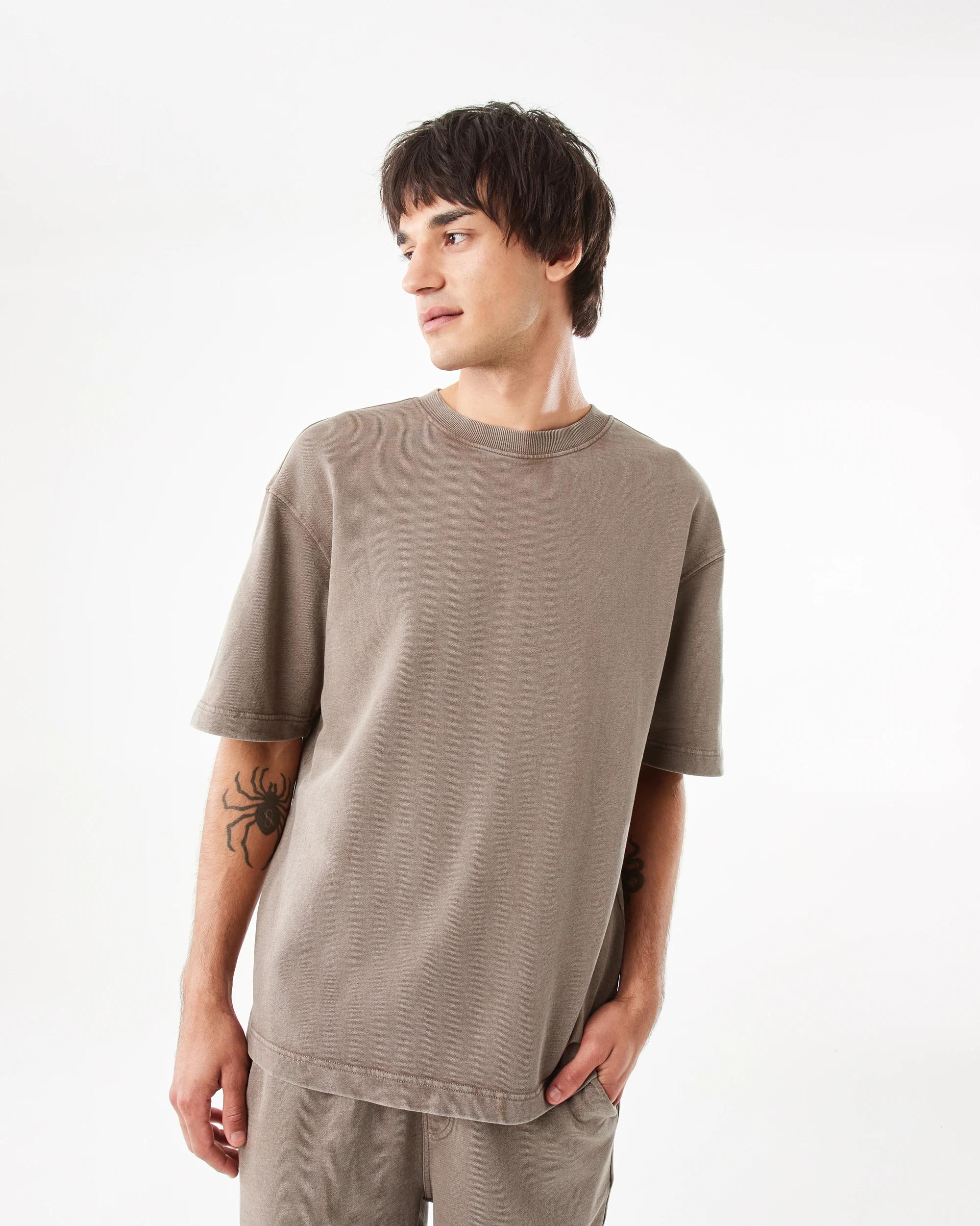 1 Terry Oversized T-shirt Brn Coffee, 1 of 9