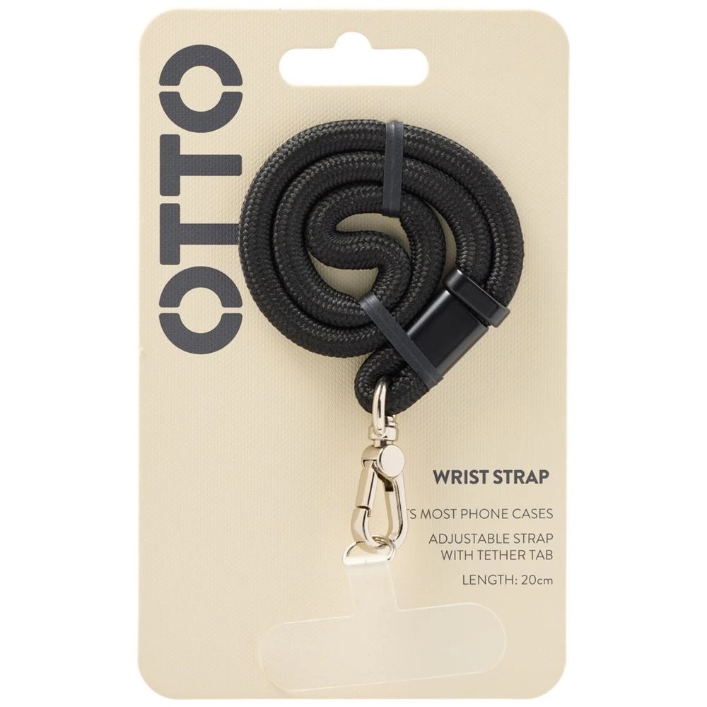 3 Otto On The Go Phone Wrist Strap Black, 3 of 4