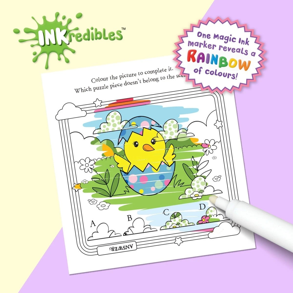 6 INKredibles Easter Fun ColourBurst Mess-Free Activity Kit - Book, 6 of 9