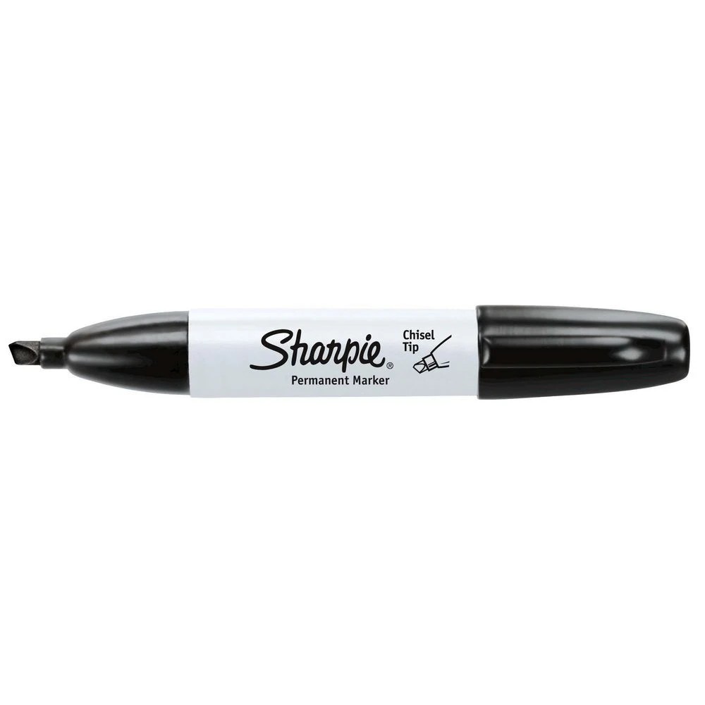 2 Sharpie Super Chisel Permanent Marker Black, 2 of 7