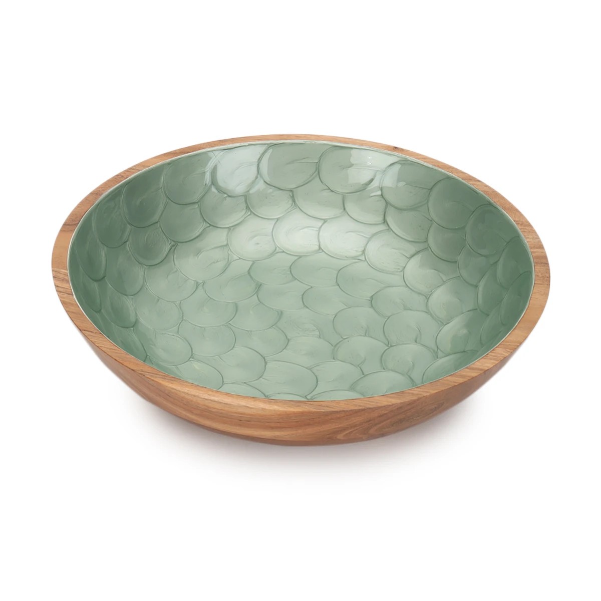 1 Sage Enamel Bowl, 1 of 6
