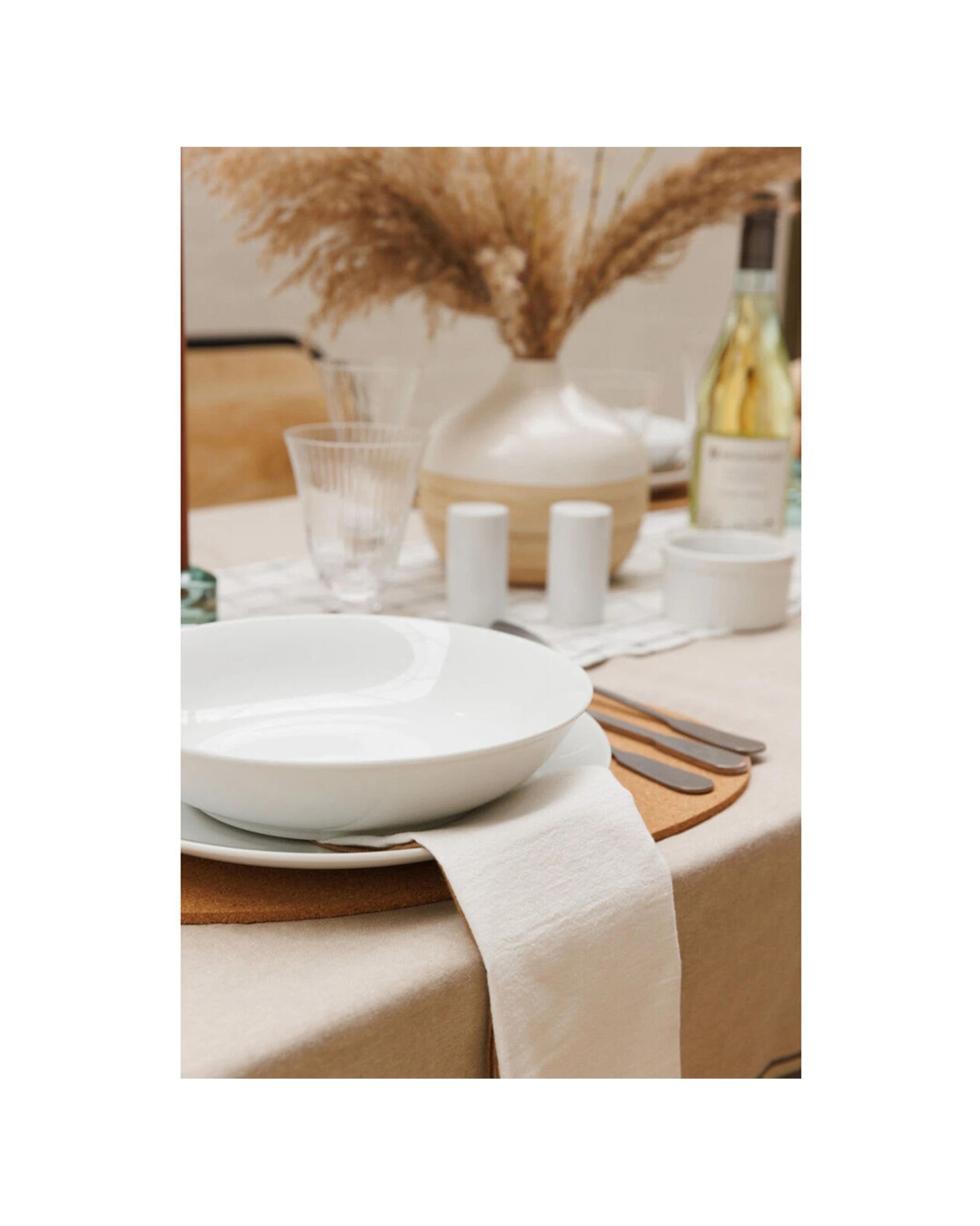 6 Mikasa 4pc Chalk Kitchen Porcelain Pasta Bowl Set 23cm - White, 6 of 7