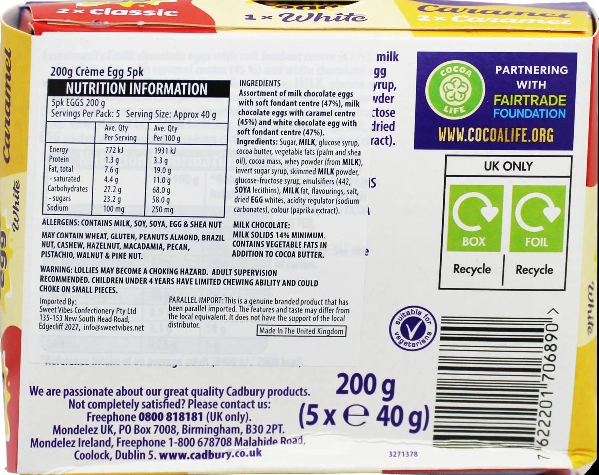 3 Cadbury 5 Pack Mix Creme Eggs 200g, 3 of 3