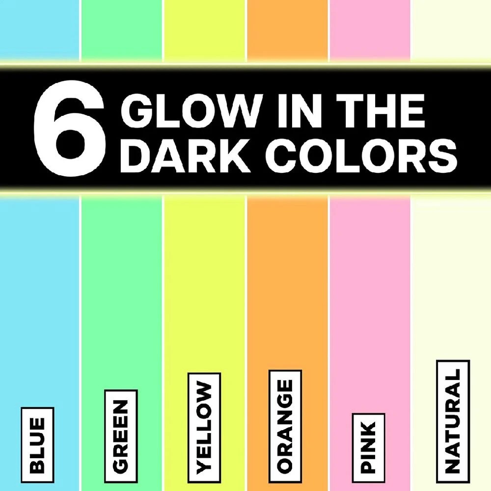4 Tulip Dimensional Fabric Paint Glow 6 Pack, 4 of 9