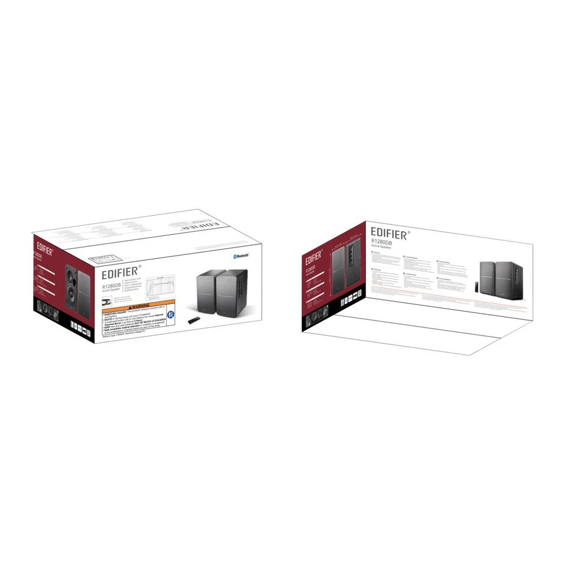 8 EDIFIER R1280DB Bluetooth Bookshelf Speaker Black, 8 of 8