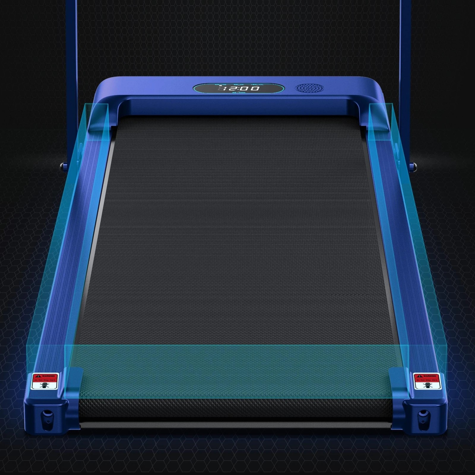 7 Black Lord Treadmill Electric Walking Pad Home Office Gym Fitness Foldable - Blue, 7 of 9