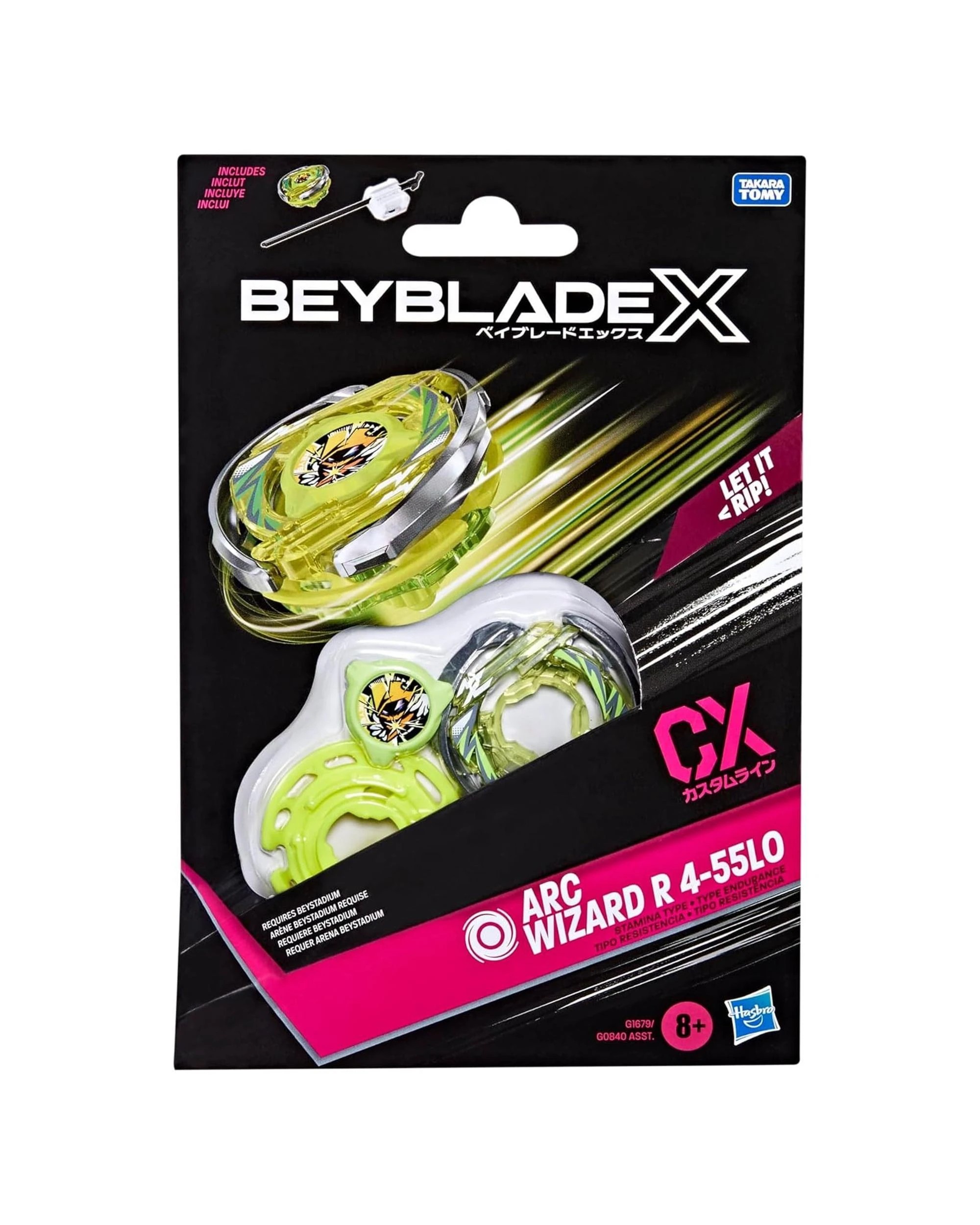 3 Beyblade X Arc Wizard R 4-55LO Starter Pack, 3 of 4