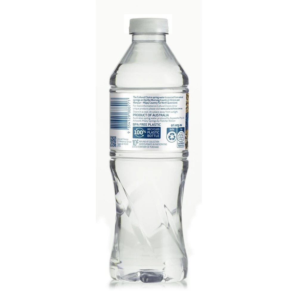 5 Cultural Choice Australian Premium Spring Water 500mL 12 Pack, 5 of 6