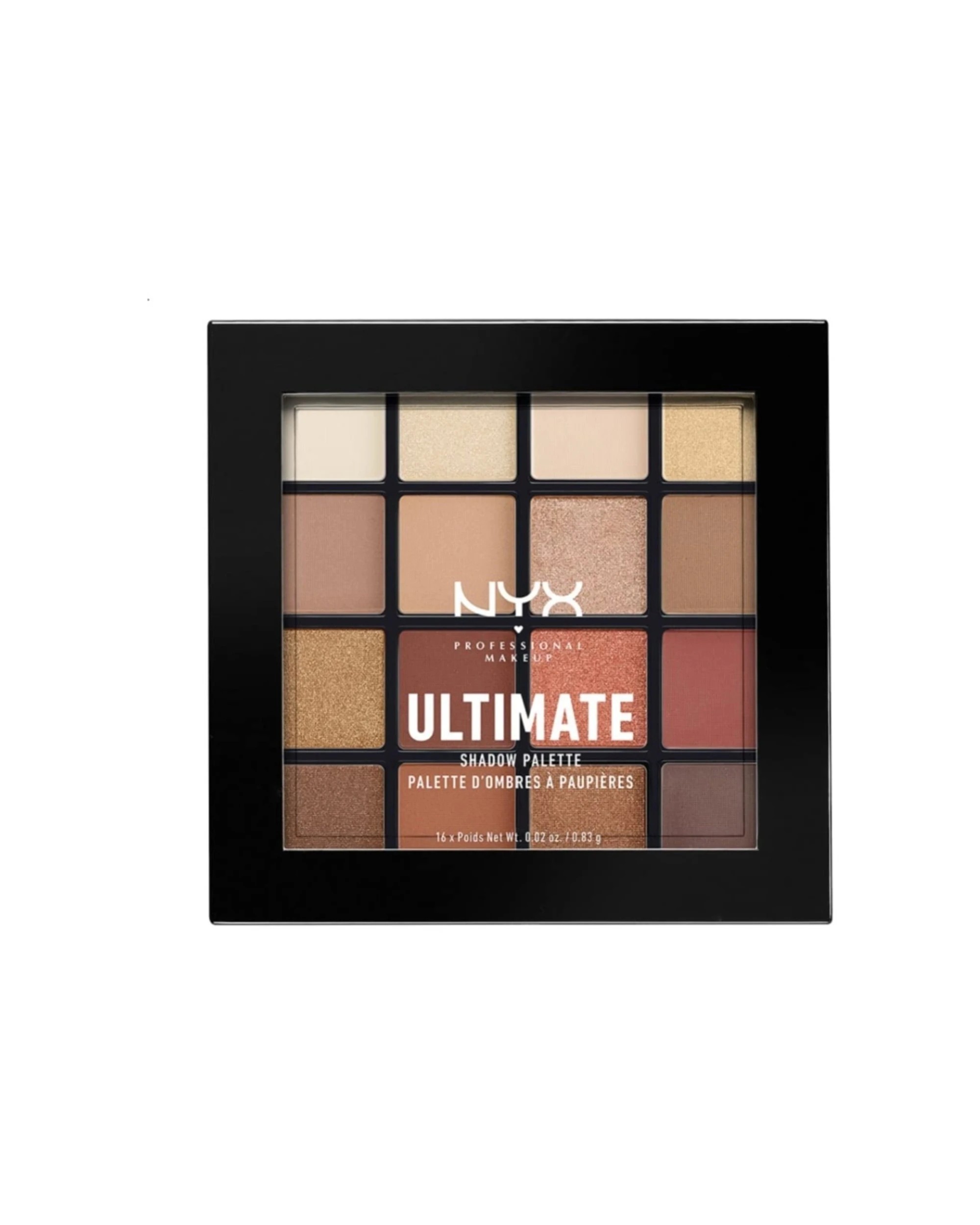1 Nyx Cosmetics Professional Makeup Ultimate Eyeshadow Palette - Warm Neutrals, 1 of 1
