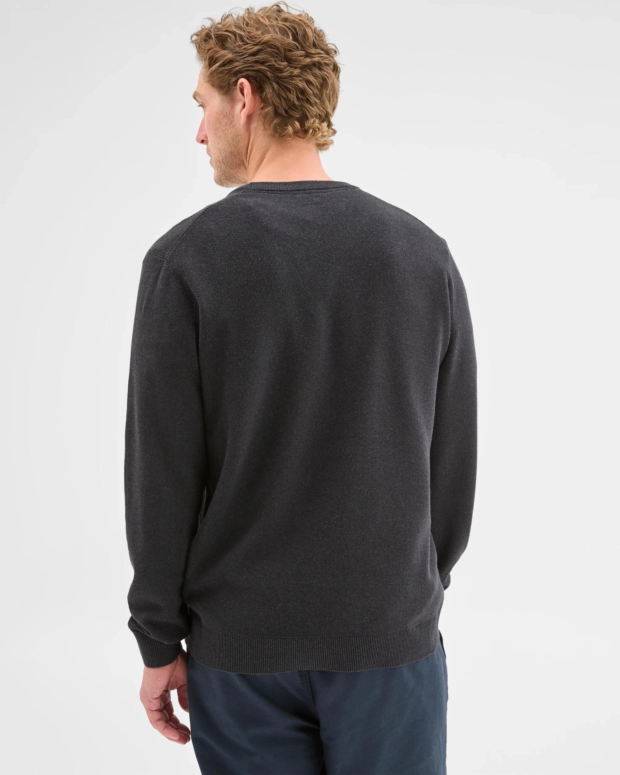 5 Target Australian Cotton Crew Knit Jumper BLACK MARLE, 5 of 6