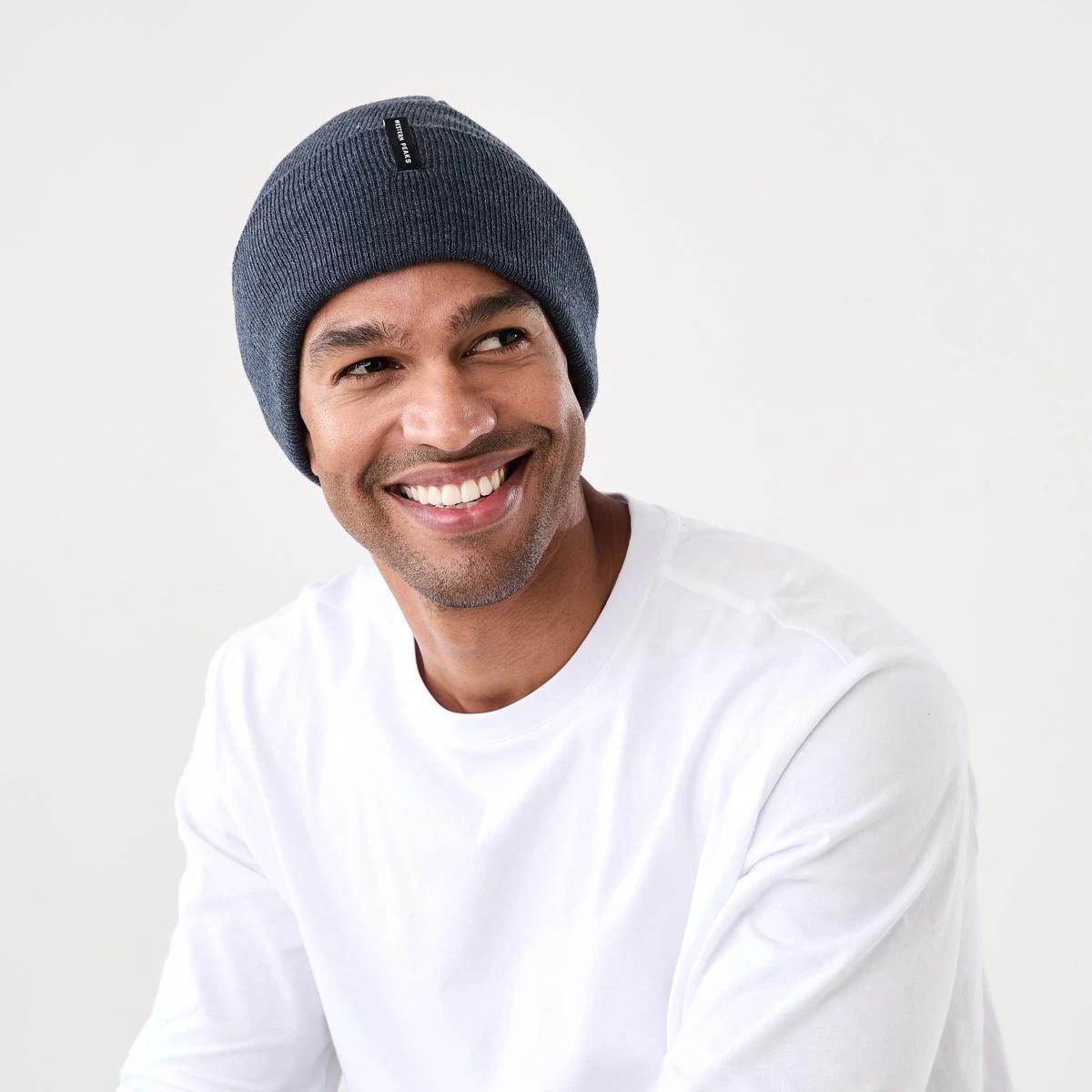 4 Mainstream Beanie Navy Marle, 4 of 4