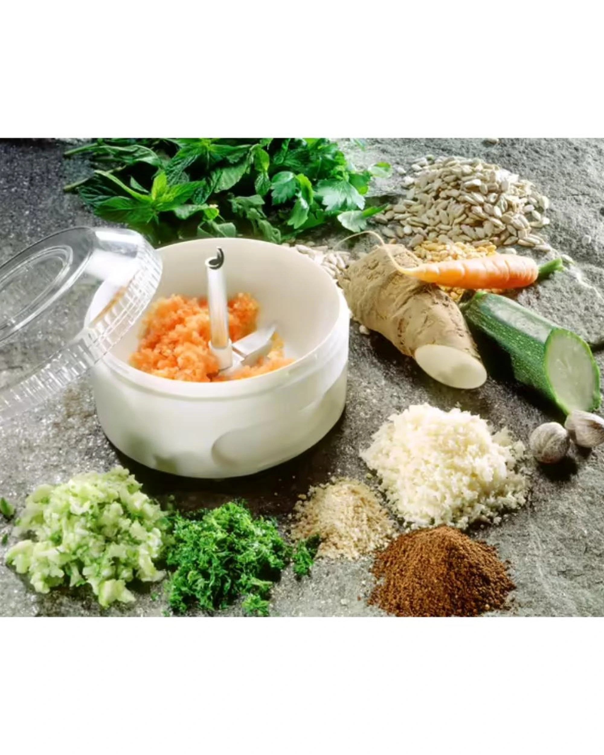 7 Bamix Wet & Dry Processor Chopper Mill  White, 7 of 10