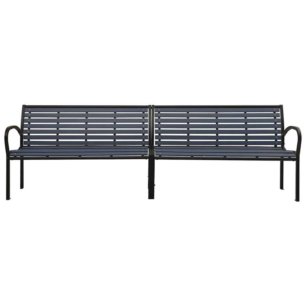 3 vidaXL Garden bench Durable - Black, 3 of 7