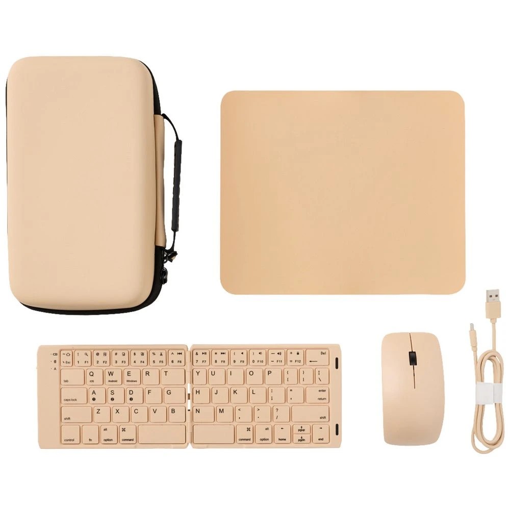 5 Otto On The Go Mouse and Keyboard Travel Pack Tan, 5 of 7