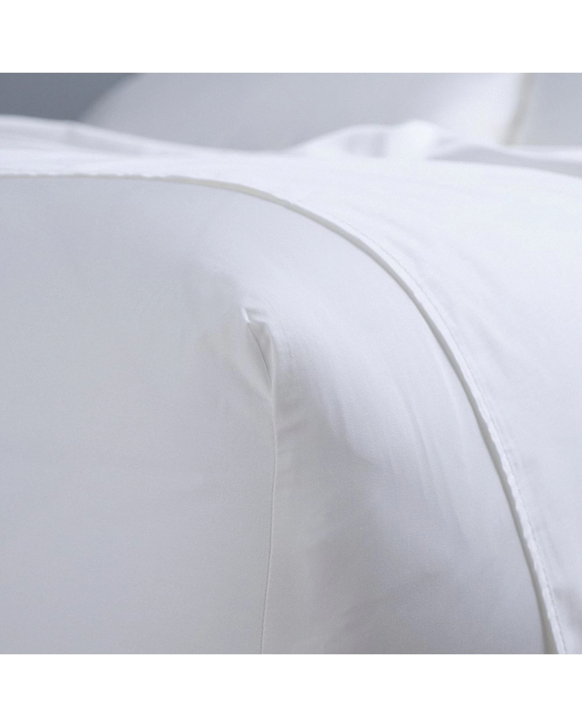 3 Canningvale Carrara Alessia Bamboo Cotton Sateen Fitted Sheet Set - Queen Bed - White, 3 of 3