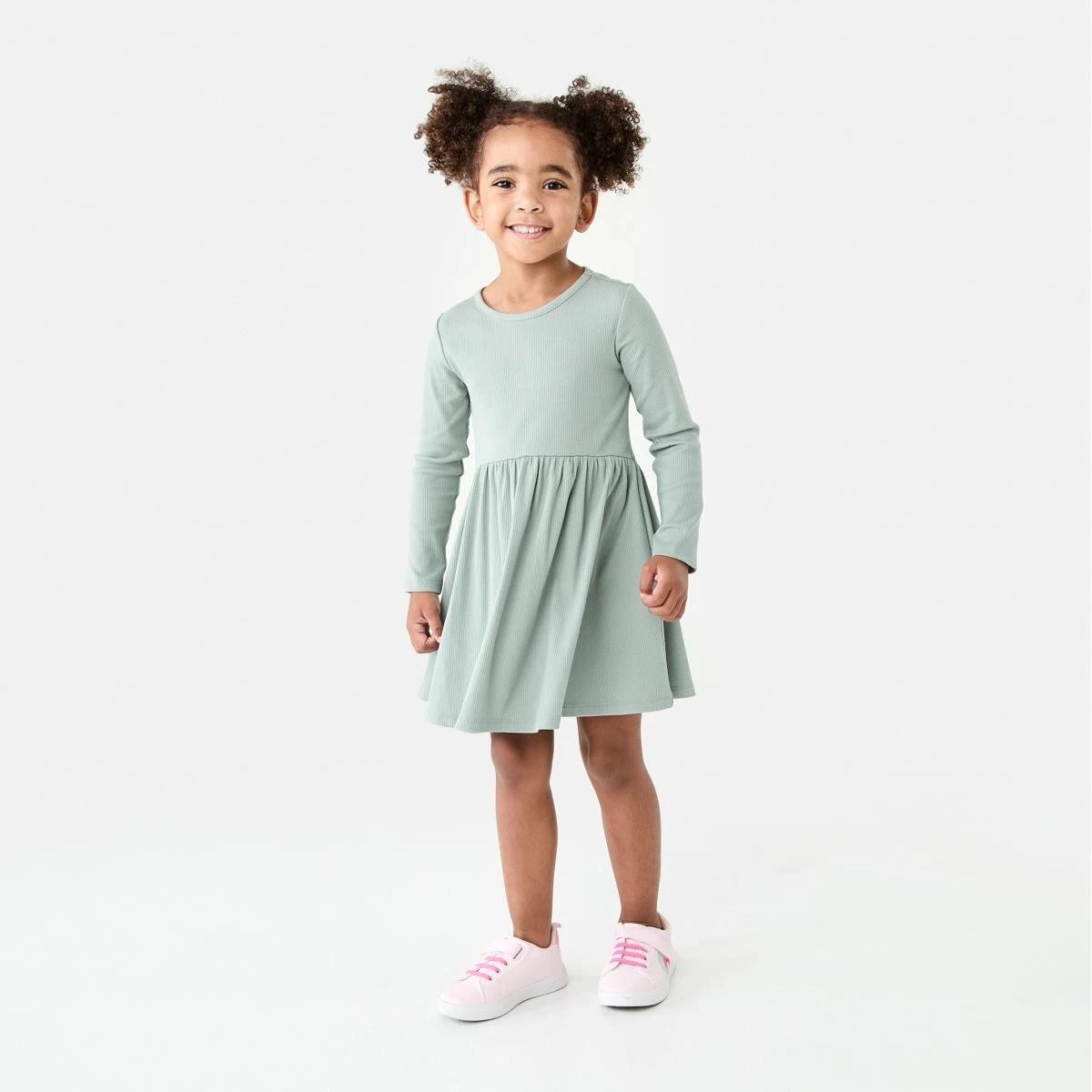 6 Rib Jersey Dress Ice Grn, 6 of 9