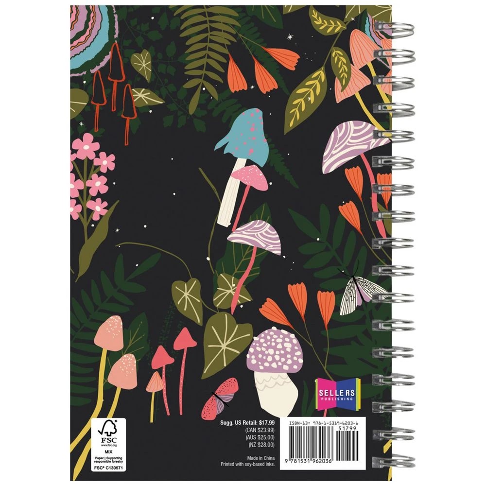Designer Enchanted Mushroom Diary 2027 - Kmart