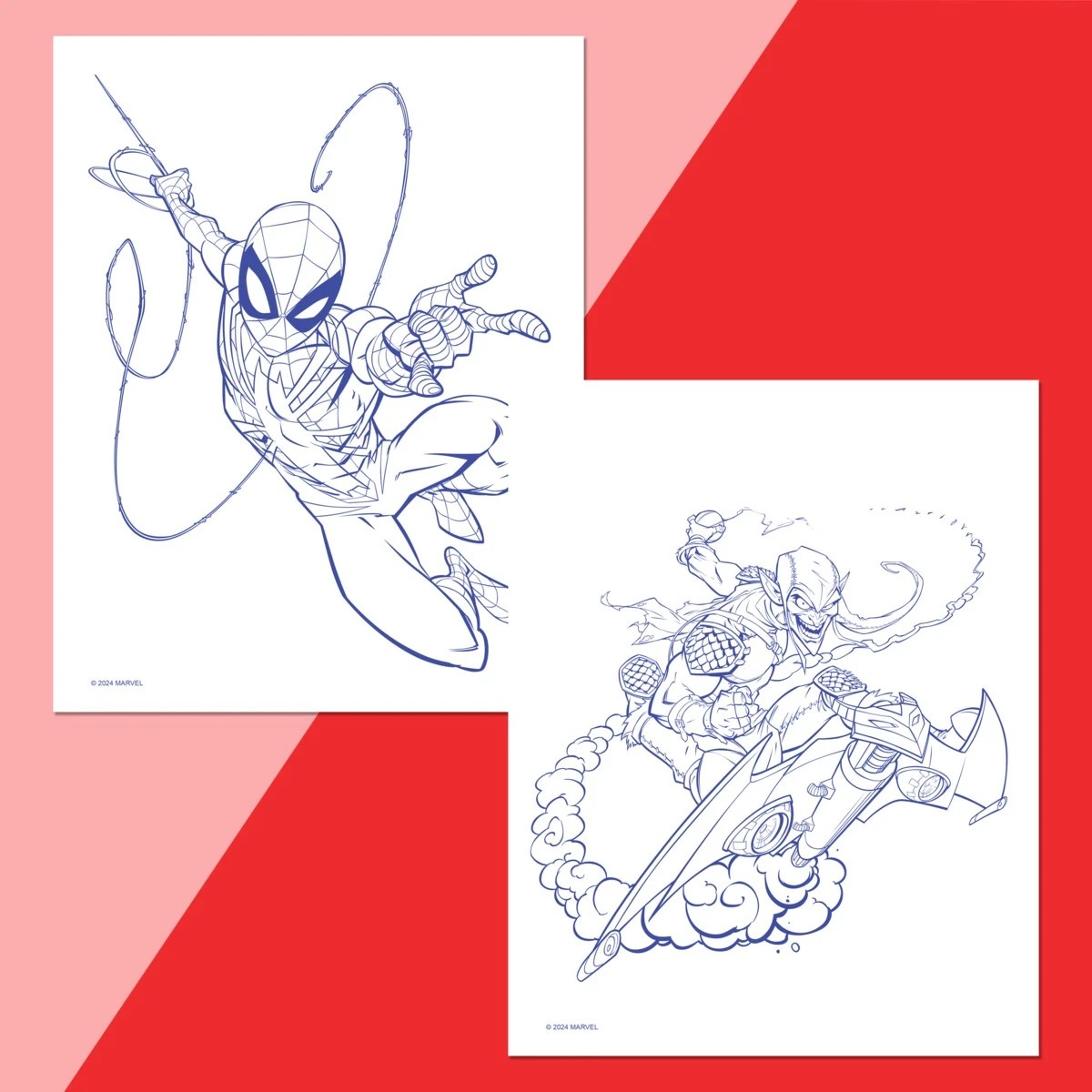 5 Marvel Spider-Man Kaleidoscope Colour-Me Magnets + Colouring Book, 5 of 6