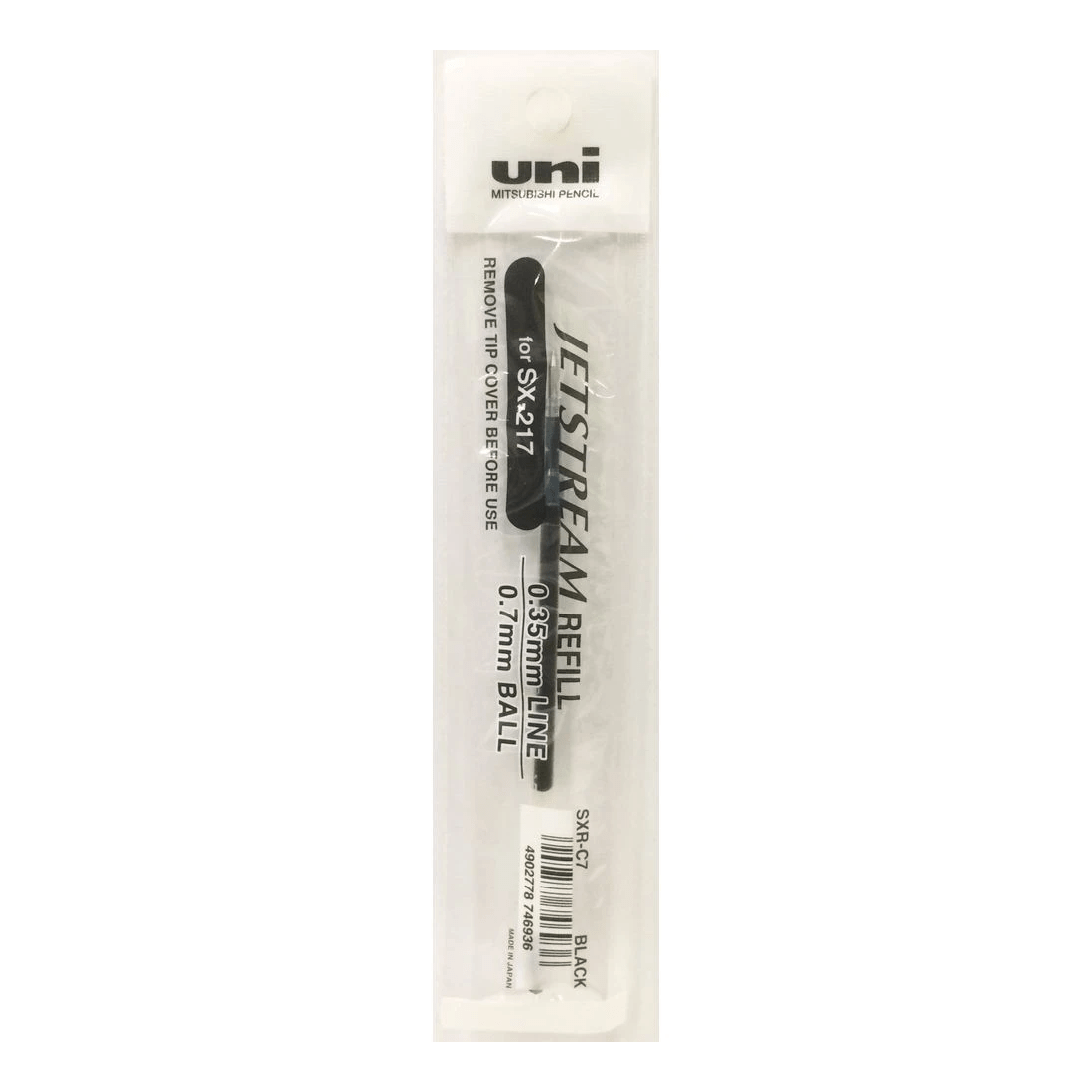 3 Uni Jetstream SX217 Pen Refill 0.7mm Black, 3 of 4