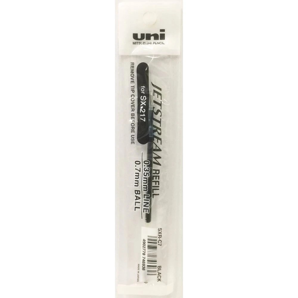 3 Uni Jetstream SX217 Pen Refill 0.7mm Black, 3 of 4