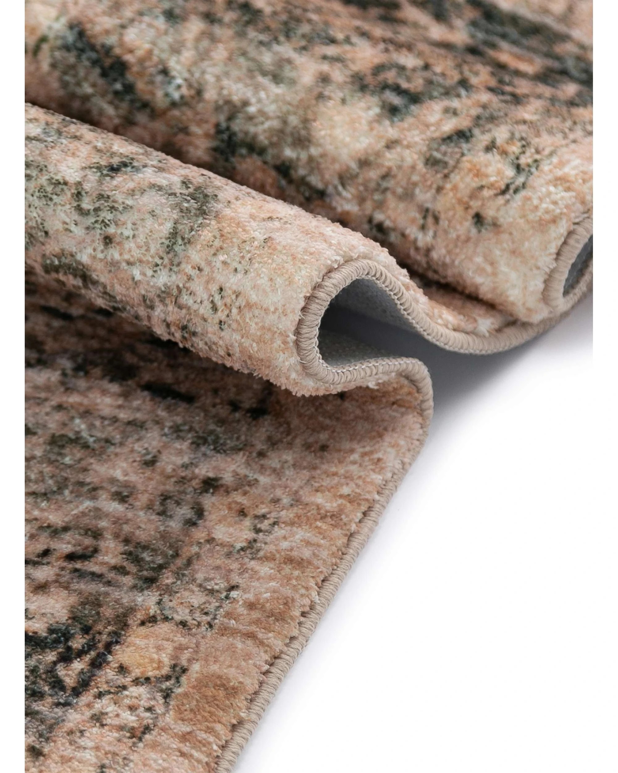6 Loopsie Pinarli Floral Washable Rug-180cm x 120cm - Brown, 6 of 7