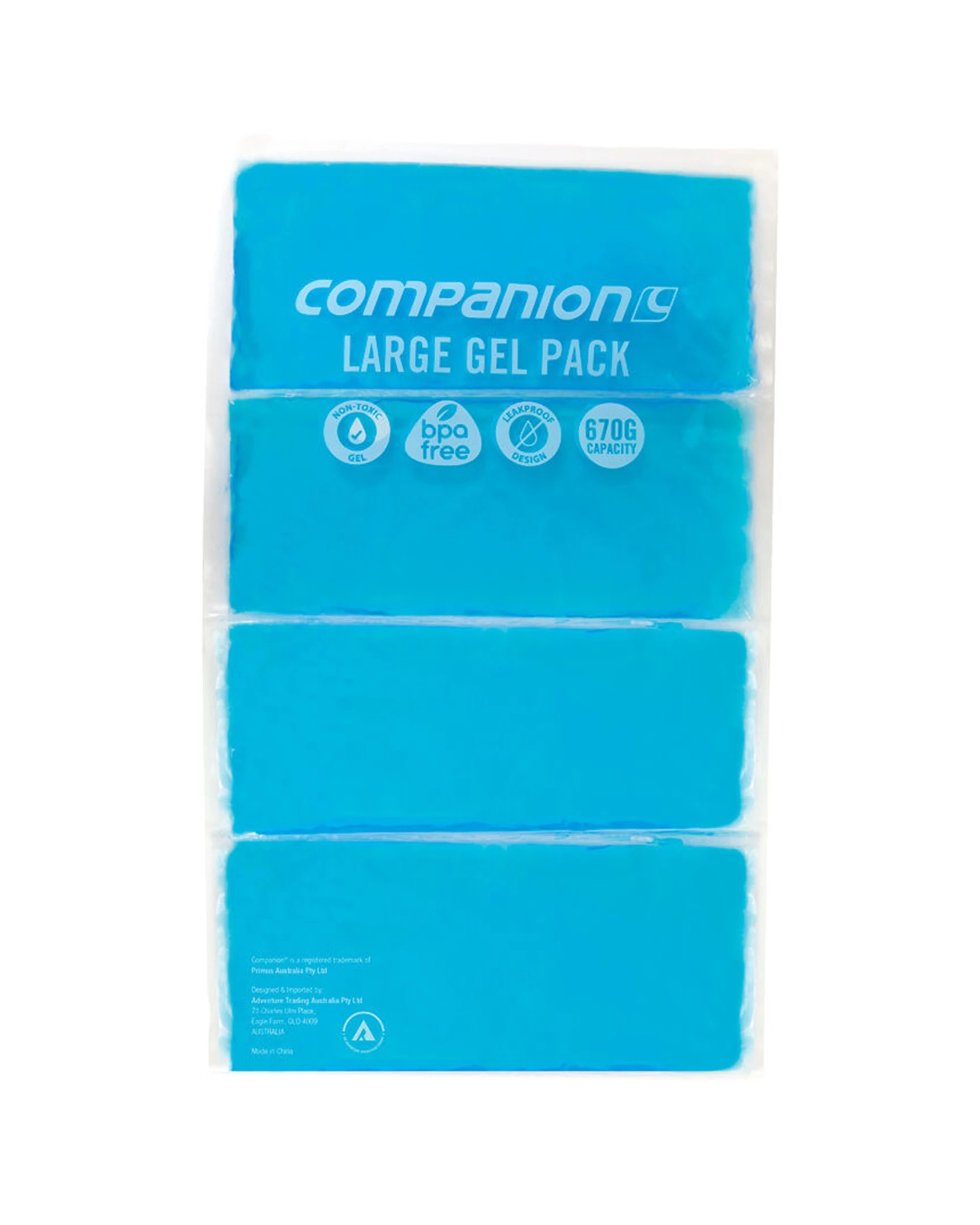 2 Companion Gel Ice Pack 5 Pack Flexible Reusable Large 670g - Blue, 2 of 2